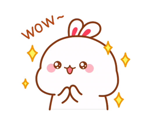 🤩 Стикер «Lovely Tuji» для Telegram