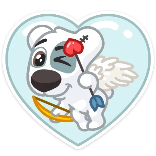 👼 Стикер «Дела любовные» для Telegram