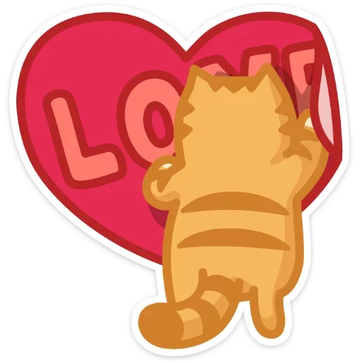 ❤ Стикер «Дела любовные» для Telegram