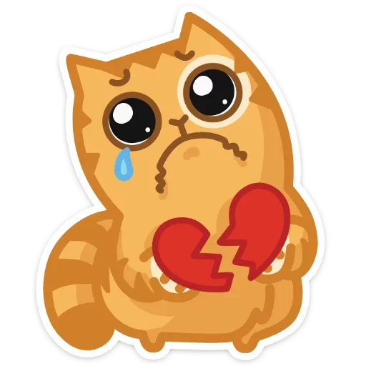 💔 Стикер «Дела любовные» для Telegram