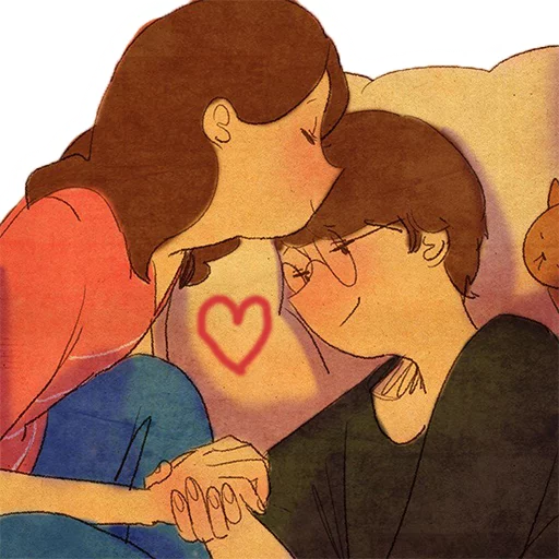 😘 Стикер «Нежная любовь» для Telegram