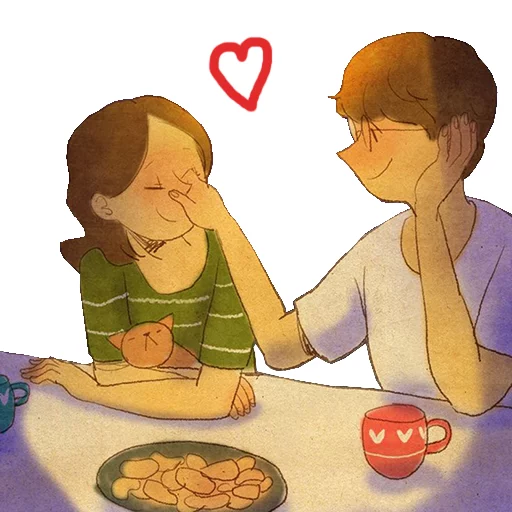 ☺️ Стикер «Нежная любовь» для Telegram
