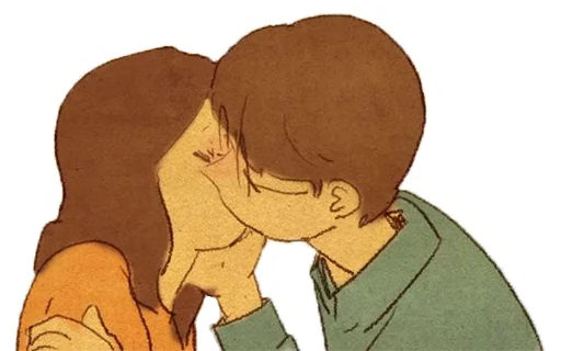 😘 Стикер «Нежная любовь» для Telegram