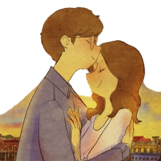 😌 Стикер «Нежная любовь» для Telegram