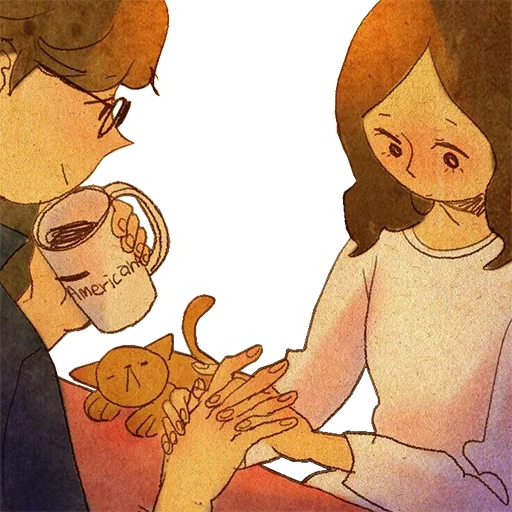 🖐 Стикер «Нежная любовь» для Telegram