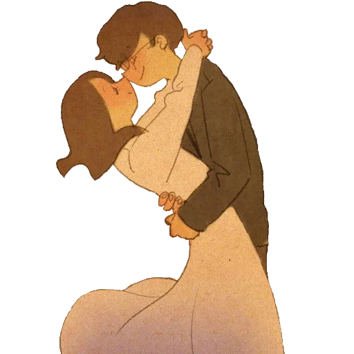 👫 Стикер «Любовь нежность» для Telegram