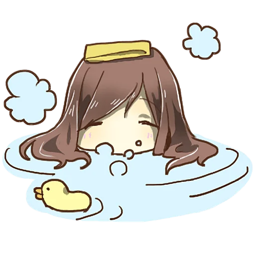🛁 Стикер «Старшеклассница» для Telegram