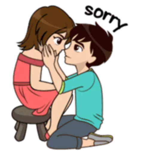 🥺 Стикер «Lover Couple» для Telegram