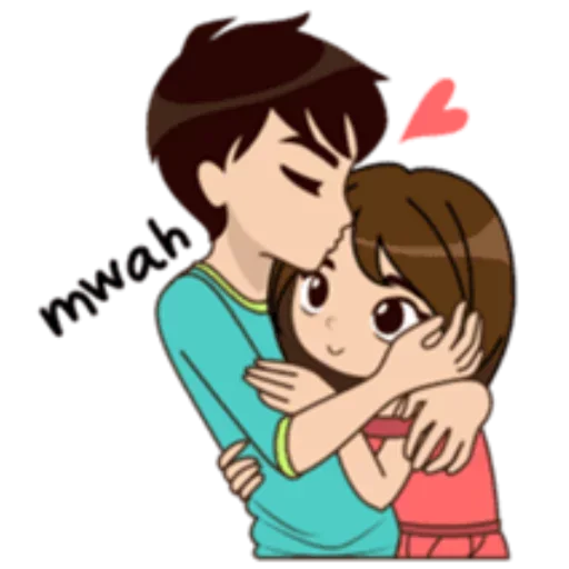 💋 Стикер «Lover Couple» для Telegram