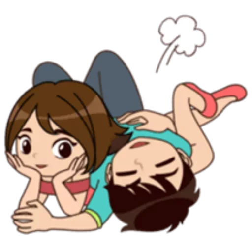 🤥 Стикер «Lover Couple» для Telegram