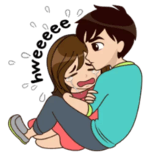 🫂 Стикер «Lover Couple» для Telegram
