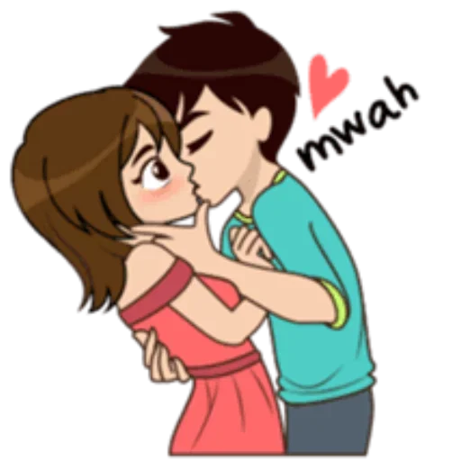 💋 Стикер «Lover Couple» для Telegram