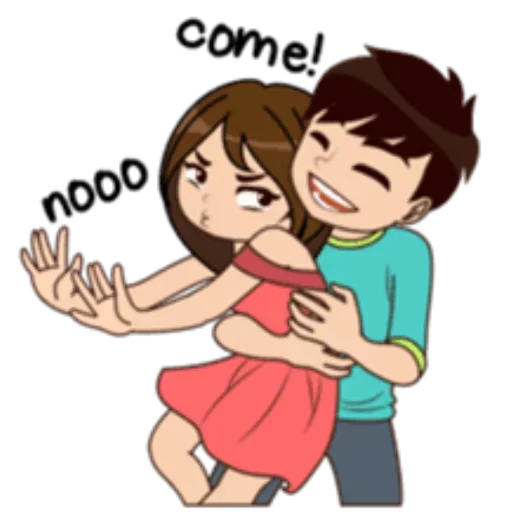 🙅‍♀ Стикер «Lover Couple» для Telegram