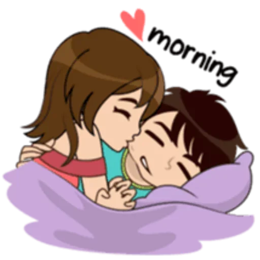🌅 Стикер «Lover Couple» для Telegram