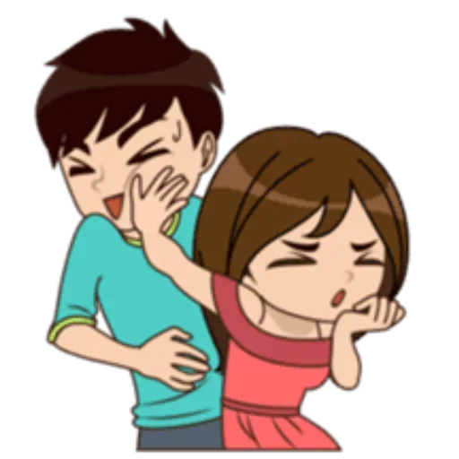 🤔 Стикер «Lover Couple» для Telegram