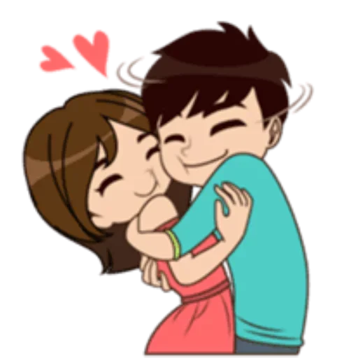 ❤️ Стикер «Lover Couple» для Telegram