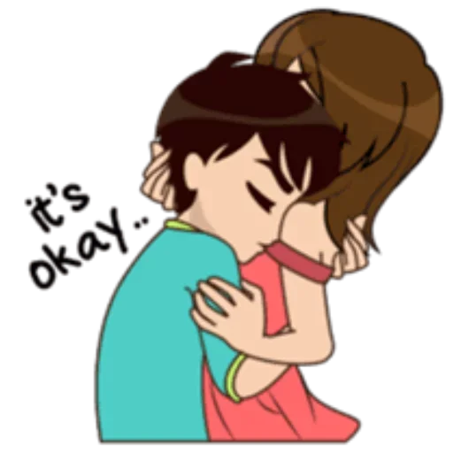 🙆 Стикер «Lover Couple» для Telegram