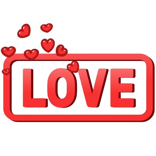 Стикерпак Love Signs для Telegram