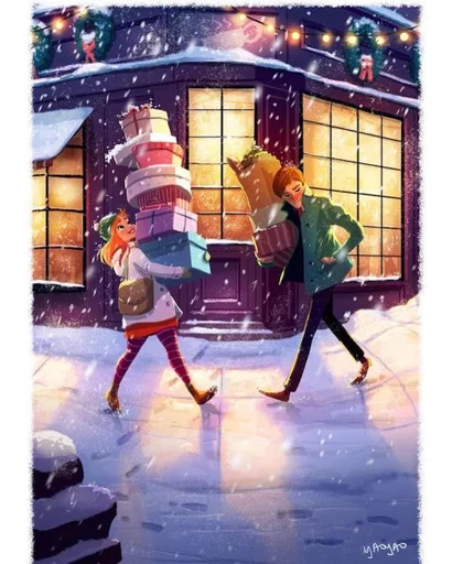 🎄 Стикер «отношения» для Telegram