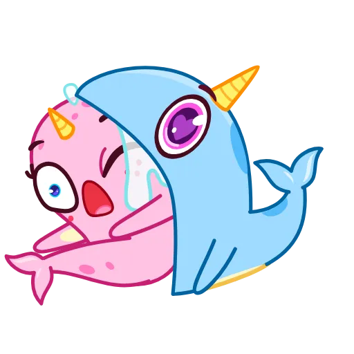 😘 Стикер «Narwhalentine» для Telegram