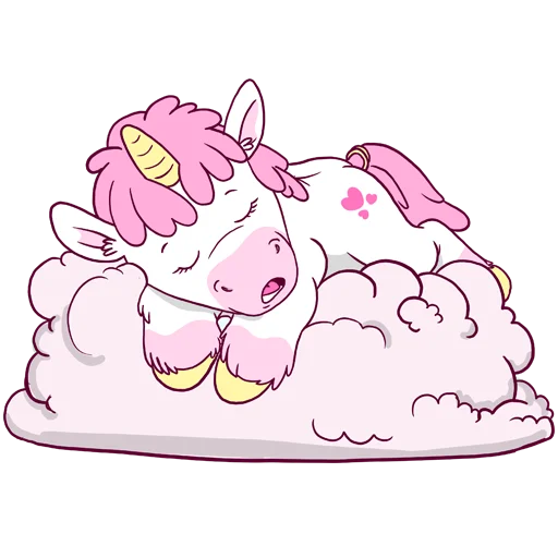 😴 Стикер «Unicorn» для Telegram