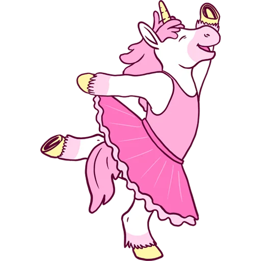 🩰 Стикер «Unicorn» для Telegram