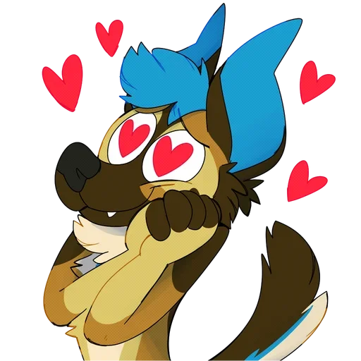 😙 Стикер «love you much» для Telegram