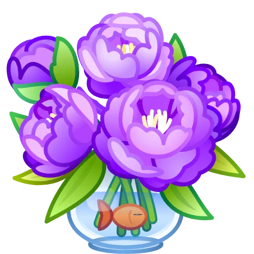 💐 Эмодзи «Lush Bouquet» для Telegram