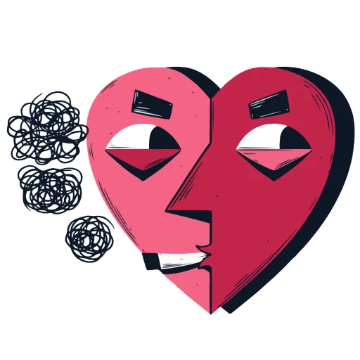 ❤ Стикер «Loving heart» для Telegram