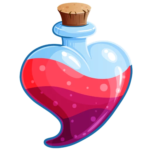 ❤ Стикер «Loving heart» для Telegram