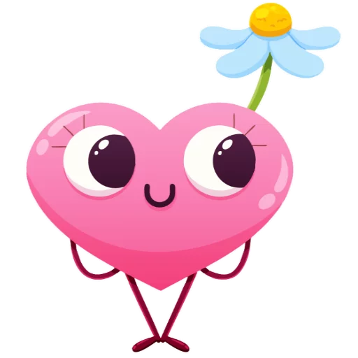 ❤ Стикер «Loving heart» для Telegram