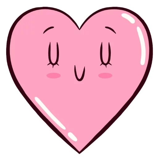 ❤ Стикер «Loving heart» для Telegram
