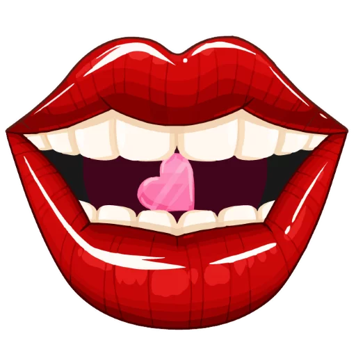 ❤ Стикер «Loving heart» для Telegram