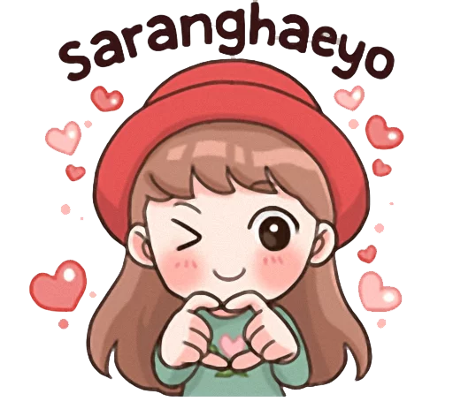 ❤ Стикер «I KPOP (Parnia)» для Telegram
