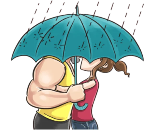 ☔ Стикер «Lovin You» для Telegram