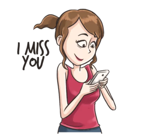 😕 Стикер «Lovin You» для Telegram