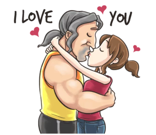 😘 Стикер «Lovin You» для Telegram