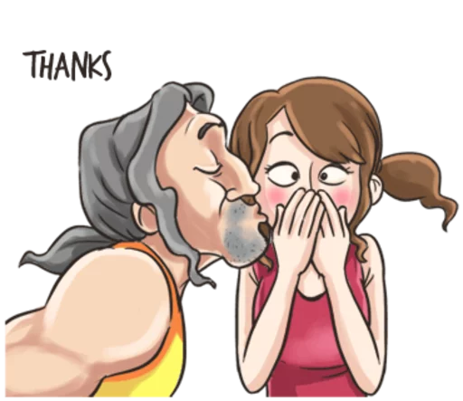 😘 Стикер «Lovin You» для Telegram