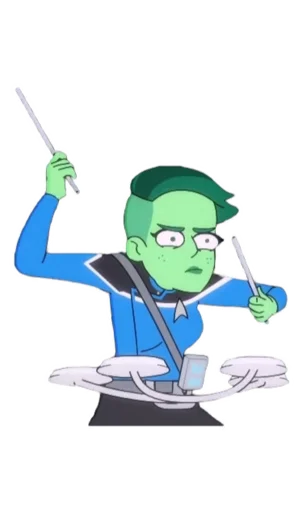 😶 Стикер «Star Trek Lower Decks» для Telegram