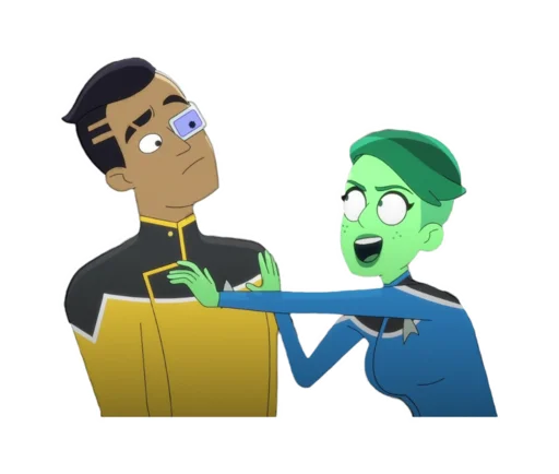 😱 Стикер «Star Trek Lower Decks» для Telegram