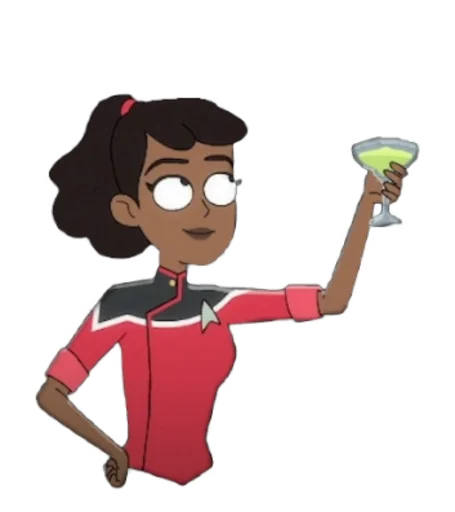 🥂 Стикер «Star Trek Lower Decks» для Telegram