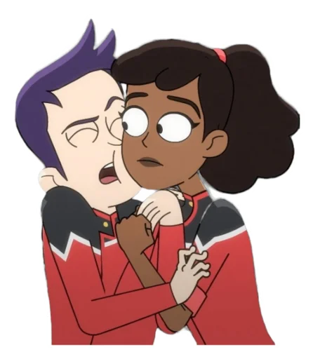 🥰 Стикер «Star Trek Lower Decks» для Telegram