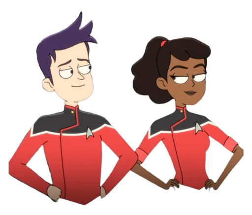 🤝 Стикер «Star Trek Lower Decks» для Telegram