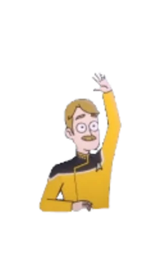 🖐 Стикер «Star Trek Lower Decks» для Telegram