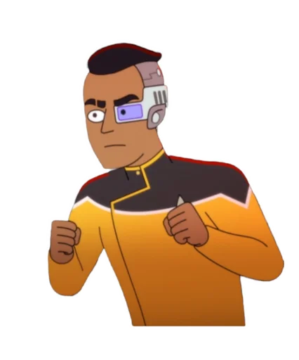 😤 Стикер «Star Trek Lower Decks» для Telegram
