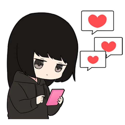 🖤 Стикер «Low Tension Couple» для Telegram