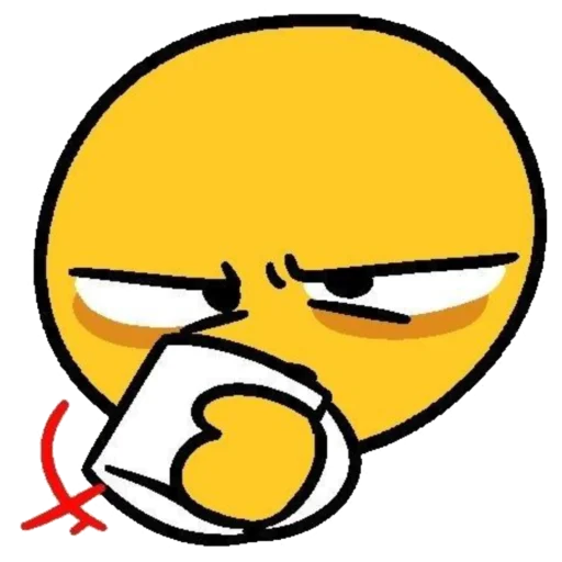 😠 Стикер «cool emoji» для Telegram