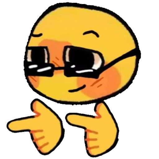 😎 Стикер «cool emoji» для Telegram