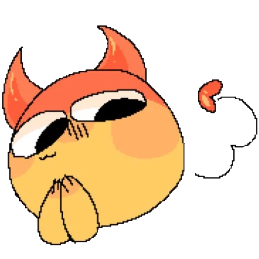 😈 Стикер «cool emoji» для Telegram