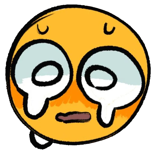 😰 Стикер «cool emoji» для Telegram